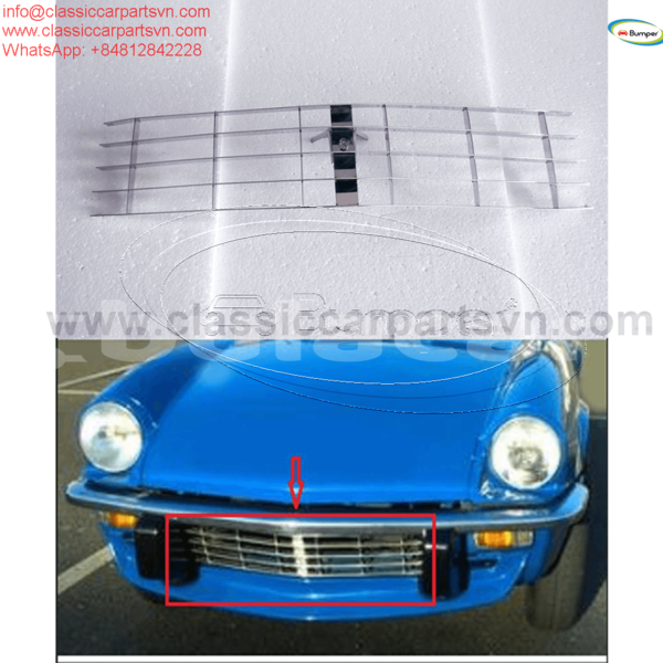 Big with watermark triumph spitfire mk4 mk3 gt6 1500 radiator grille 1