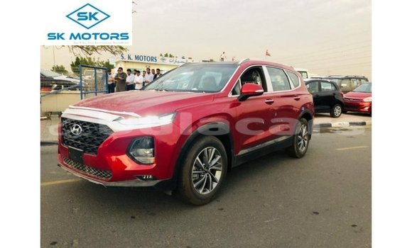 Buy Import Hyundai Santa Fe Red Car in Import - Dubai in Central