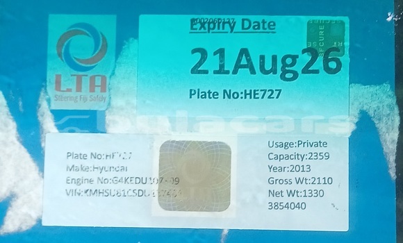 Buy Used Hyundai Santa Fe Red Car in Suva in Central