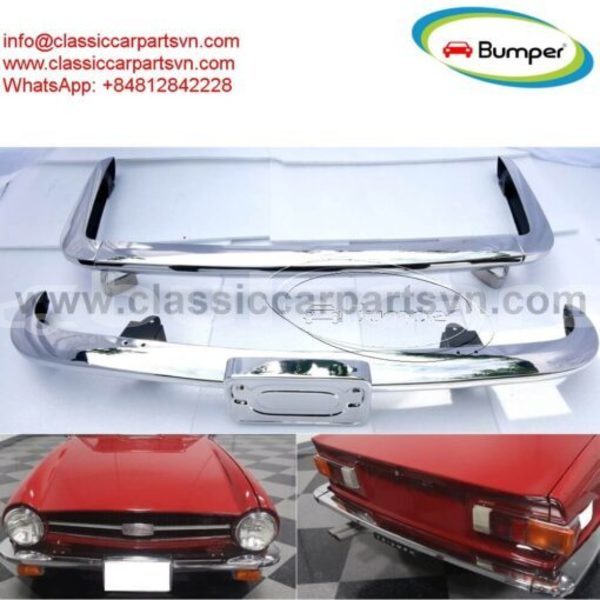 Big with watermark triumph tr6 1974 1976 bumpers. with number license plate shield1 1 1 510x510