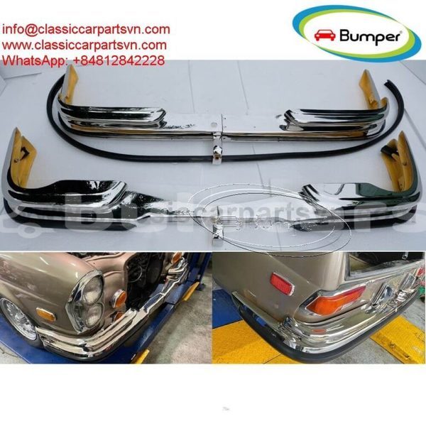 Big with watermark mercedes w111 w112 280se coupe cabrio bumpers 1