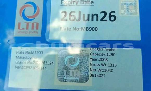 Acheter Occasion Voiture Toyota Belta Rouge à Suva, Central Acheter Occasion Voiture Toyota Belta Rouge à Suva, Central