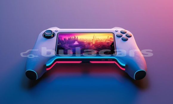Medium with watermark game controller with game it gaming console mockups presenting video games entertainment platforms 507704 44893